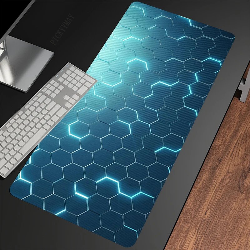 Gaming Mousepads Mousepad Geometric Large Mouse Mat Big Desk Pads Non-Slip Rubber Mouse Pad Big Keyboard Mats