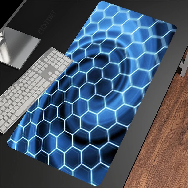 Gaming Mousepads Mousepad Geometric Large Mouse Mat Big Desk Pads Non-Slip Rubber Mouse Pad Big Keyboard Mats