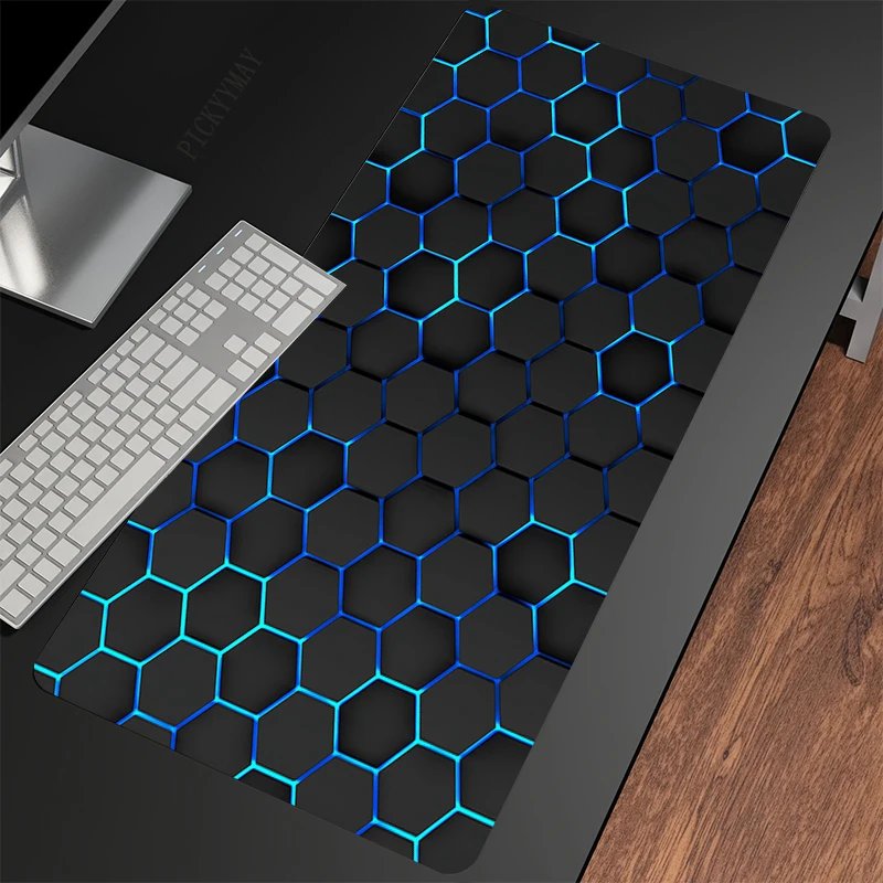 Gaming Mousepads Mousepad Geometric Large Mouse Mat Big Desk Pads Non-Slip Rubber Mouse Pad Big Keyboard Mats