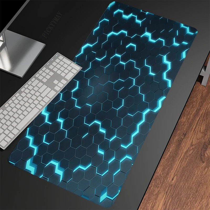 Gaming Mousepads Mousepad Geometric Large Mouse Mat Big Desk Pads Non-Slip Rubber Mouse Pad Big Keyboard Mats