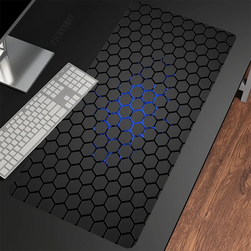 Gaming Mousepads Mousepad Geometric Large Mouse Mat Big Desk Pads Non-Slip Rubber Mouse Pad Big Keyboard Mats