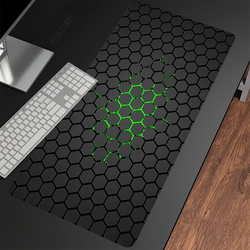 Gaming Mousepads Mousepad Geometric Large Mouse Mat Big Desk Pads Non-Slip Rubber Mouse Pad Big Keyboard Mats