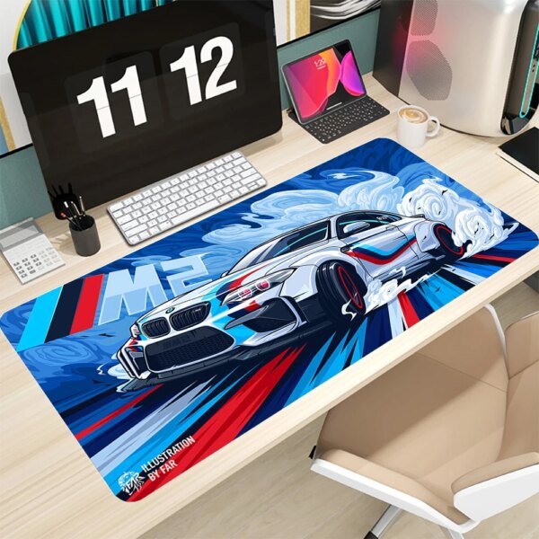 Xxl GTR Mice Pad Super Coupe Illustratio Print Non-slip Keyboardpad Sports Car Custom Pc Table Mat Gamer Cabinet Carpet Mousepad - Image 3