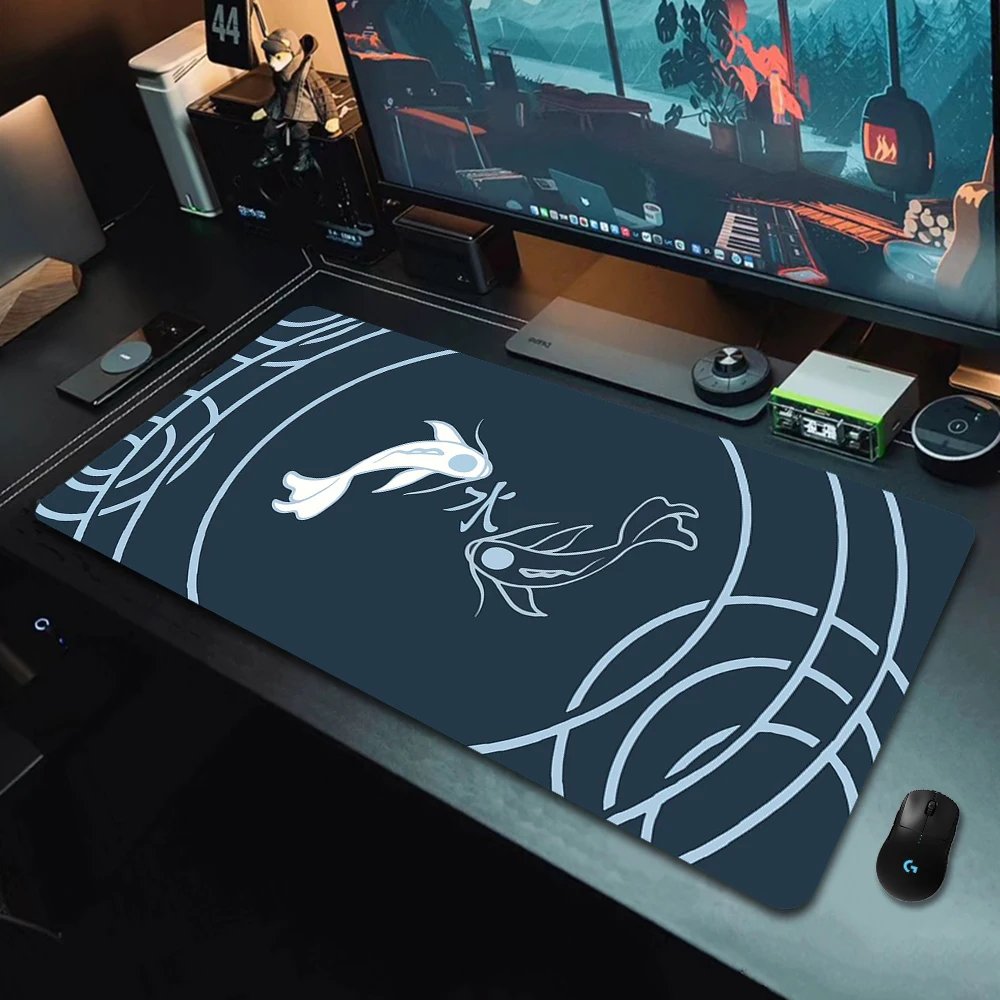 Gaming Mouse Pads Koi Taichi Neutral Table Mats Computer Mousepad Company Big Desk Pad 100x50cm Large Gamer Mousepads Mouse Mat