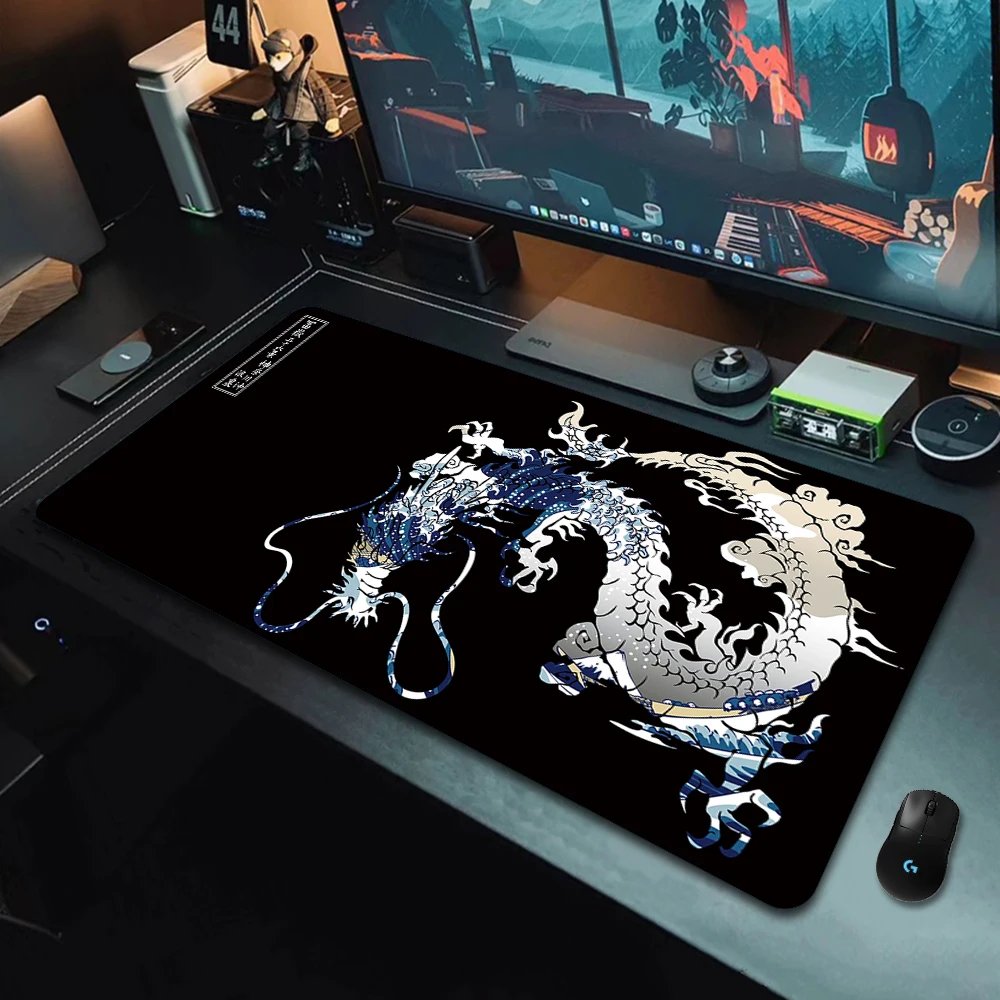 Gaming Mouse Pads Koi Taichi Neutral Table Mats Computer Mousepad Company Big Desk Pad 100x50cm Large Gamer Mousepads Mouse Mat