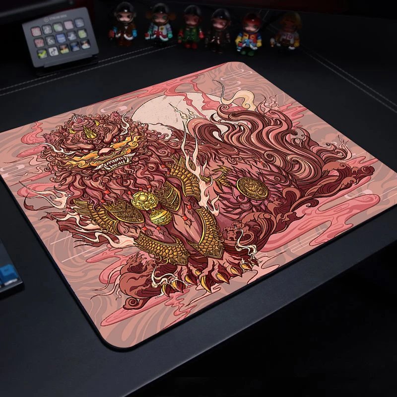 E-sports Tiger Cute Small Mouse Pad Gaming Laptops Mousepad Gamer Carpet Keyboard Mat Desk Protector Anime Cartoon Mouse Pads