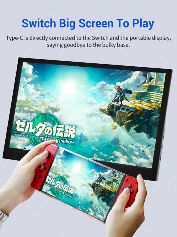 11.6 inch Portable monitor 1366X768 lcd display TFT gaming monitor for pc Raspberry Pi Laptop PS4 Xbox360 switch HDMI-Compatible - Image 6