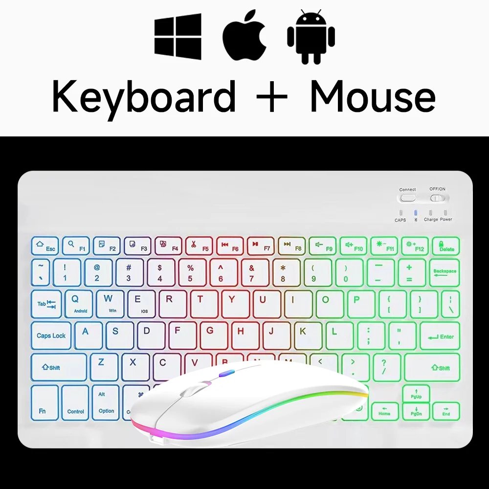 white and mouse