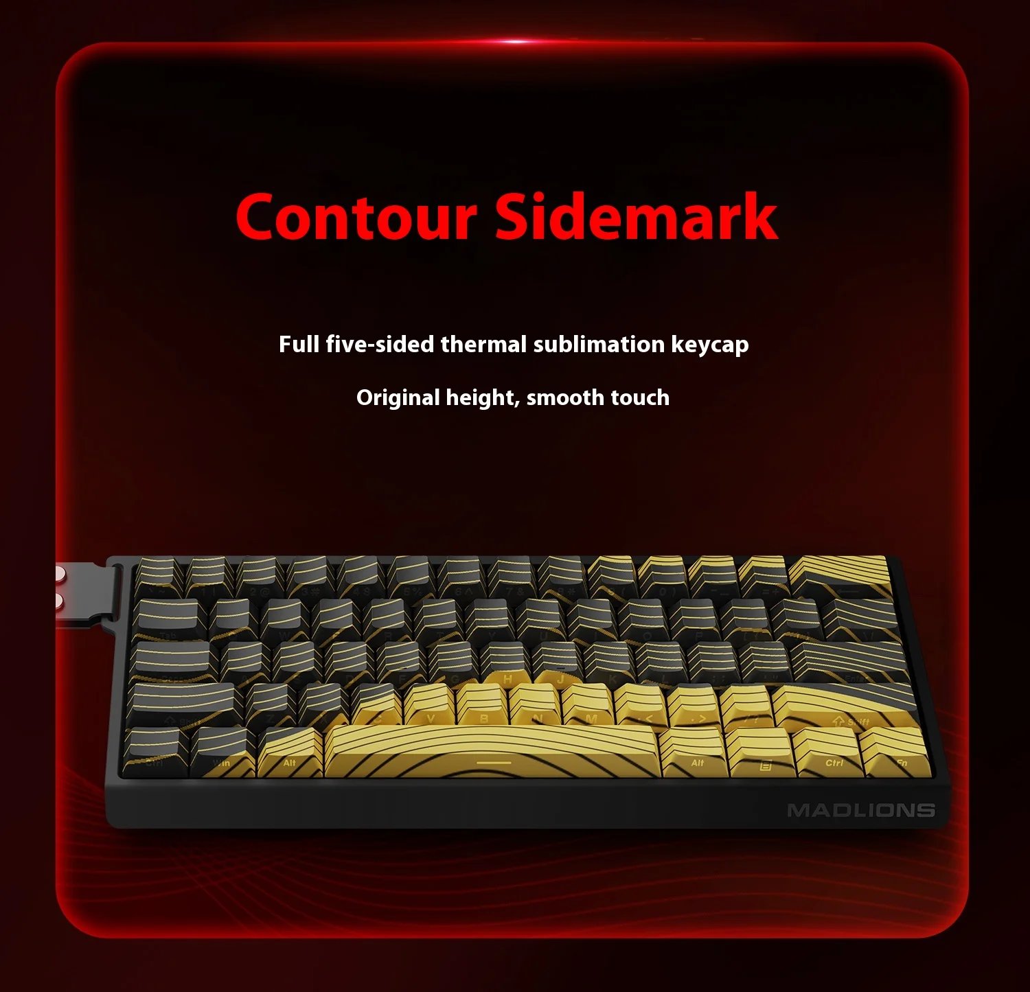 Madcatz MAD60 HE Magnetic Switch Wired Keyboard 81Key Gamer Keyboard Hot-Sawp Keyboard 8000hz Fps Custmized Gaming Keyboard Gift