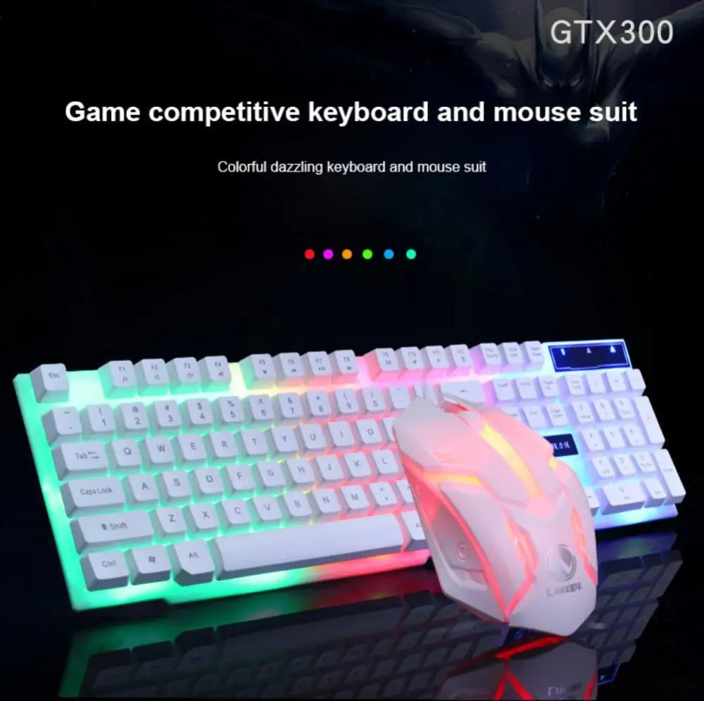 Keyboard Mechanical Wired Gaming Colorful Backlit Mechanical Medium Board Single Keyboard Gamer Keyboard For PC Laptop