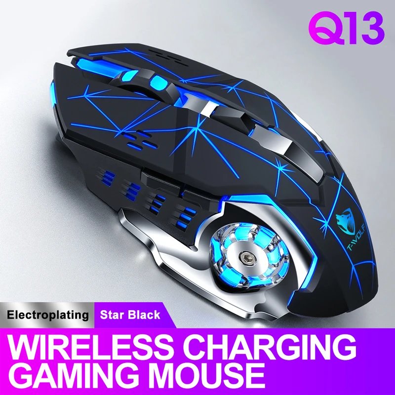 Wireless Mouse Charging Gaming Mouse Mute Backlit Mouse Mechanical Ergonomic Optical Computer Accessories for Pc Laptop