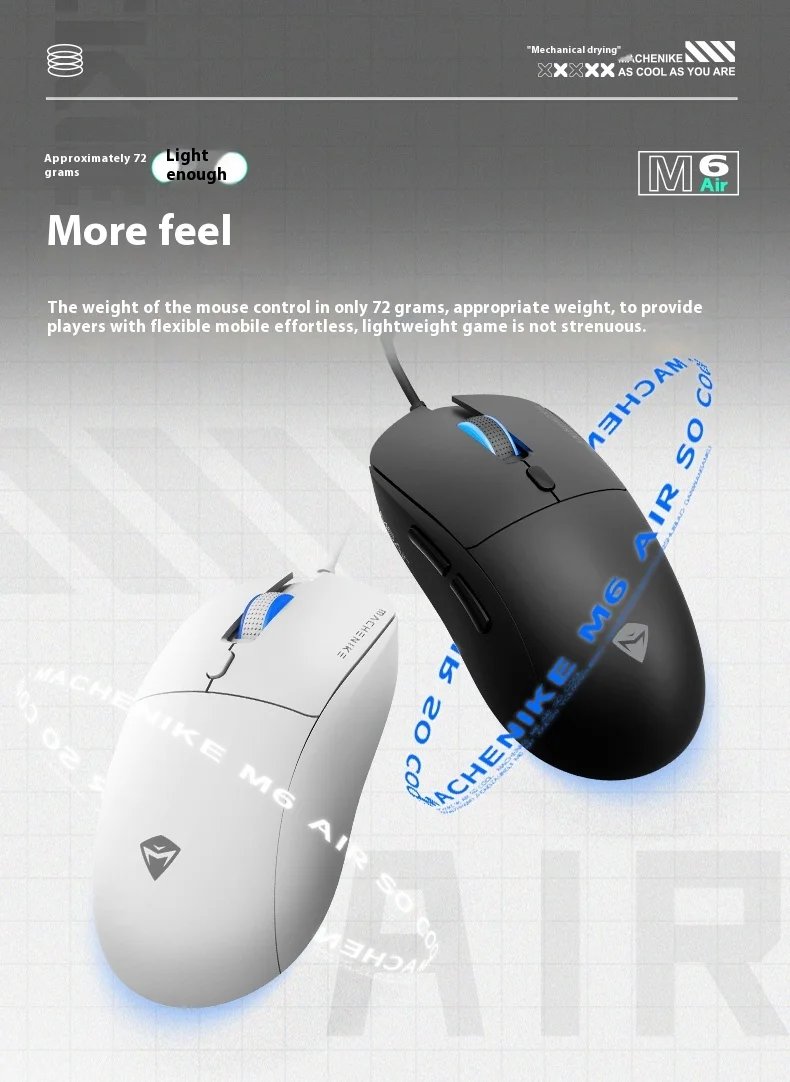 Wired Mouse Mechanic M7pro Lightweight Gaming Desktop Laptop High Performance Cost Performance Super Competitive Ergonomics Hot