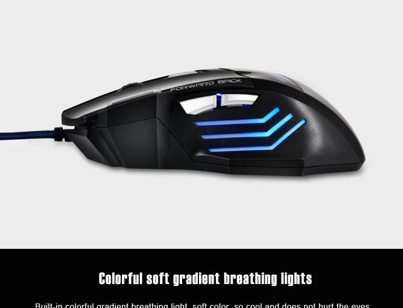 X7 Wired Mechanical Gaming Mouse with Four DPI Function Cool Rgb 7D Internet Cafe Mouse Combo Set PC Keyboard for Gamer