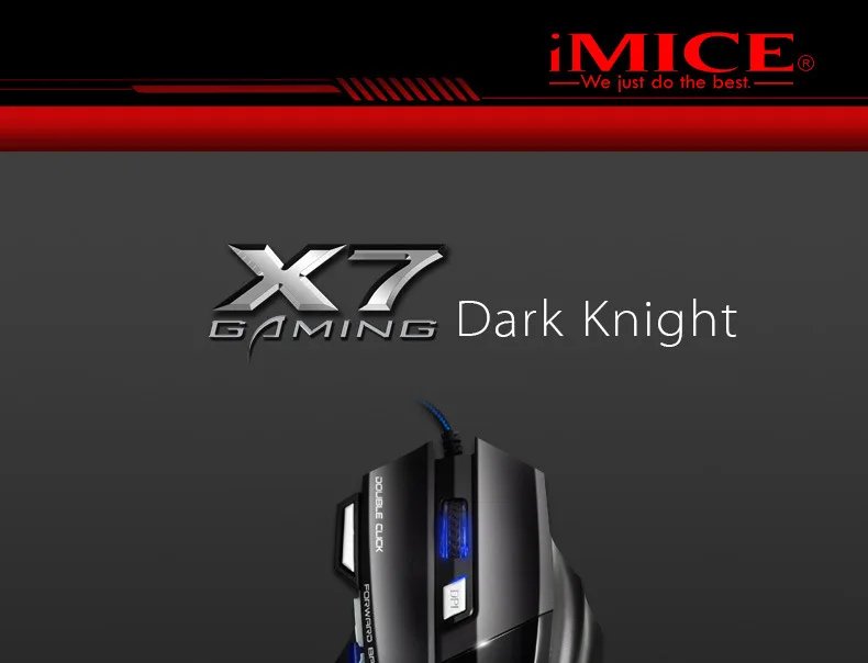 X7 Wired Mechanical Gaming Mouse with Four DPI Function Cool Rgb 7D Internet Cafe Mouse Combo Set PC Keyboard for Gamer