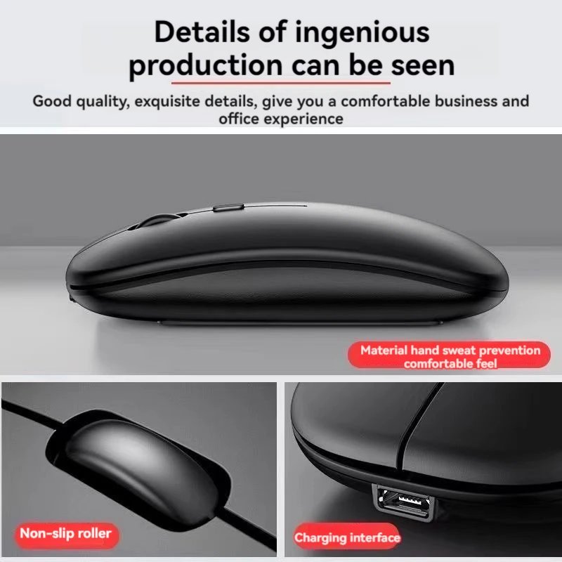 Rechargeable Wireless Mouse Gaming Computer Silent Bluetooth Mouse USB Mechanical E-Sports Backlight PC Gamer Mouse For Computer