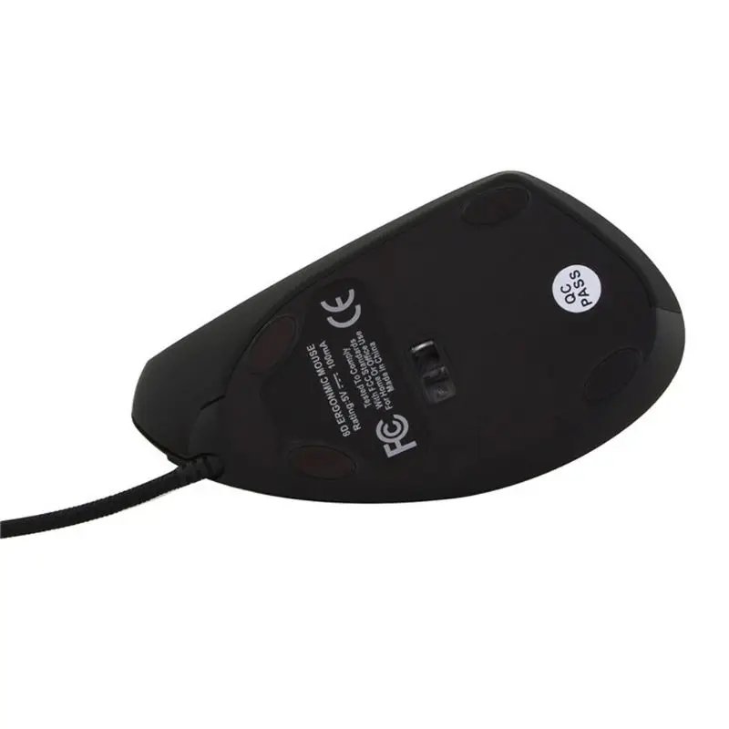 Vertical Mouse Right Hand Optical Ergonomic for Desktop Mechanical 1600 DPI