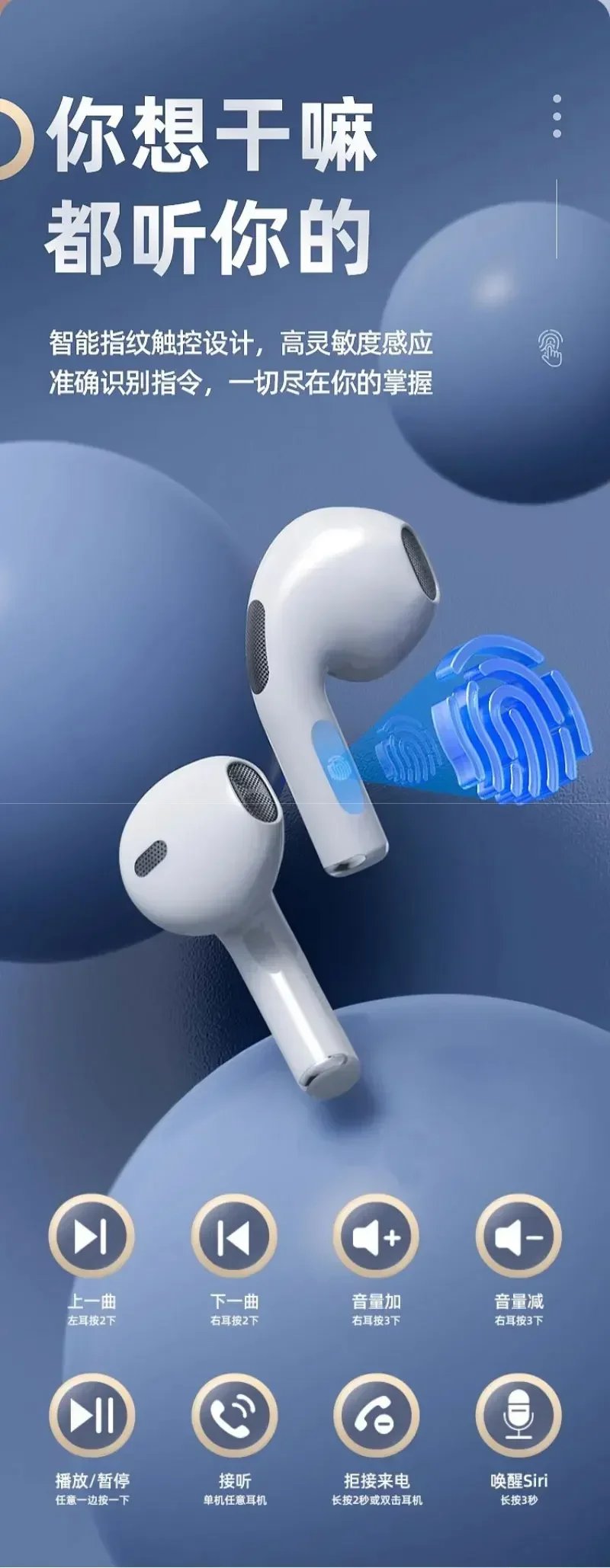 Original XIAOMI Air Pro 6 Earphone TWS 9D HIFI Headset Bluetooth Music Earbuds For IPhone Android Wireless Pods Headphones