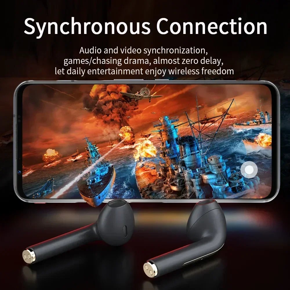 Original XIAOMI J18 Headset Wireless Earphones Bluetooth Headphones True For Stereo Sport Game TWS Earbuds In Ear With Mic Touch