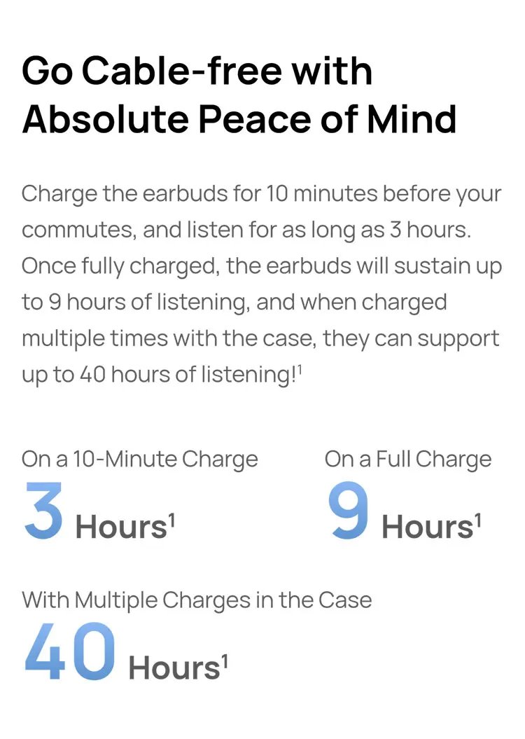 HUAWEI FreeBuds SE 2 40-Hour Battery Life 3 Hours of Music Playback on a 10-Minute Charge IP54 Bluetooth 5.3