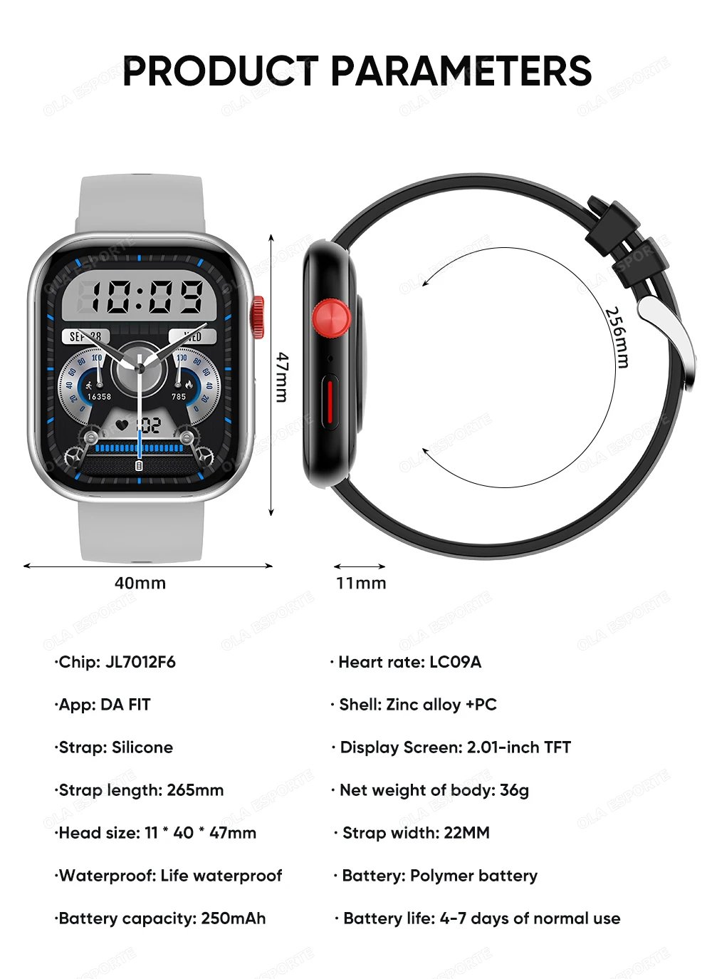 2024 New For Xiaomi Huawei OPPo Smart Watch Women Heart Rate Boold Pressure Smart Island Sports Mode Waterproof Men Smartwatch