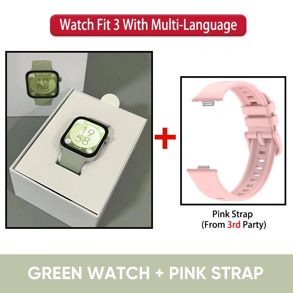 Green Pink Strap