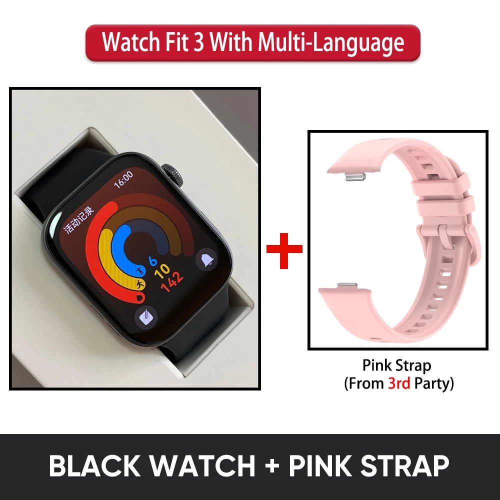 Black n Pink Strap