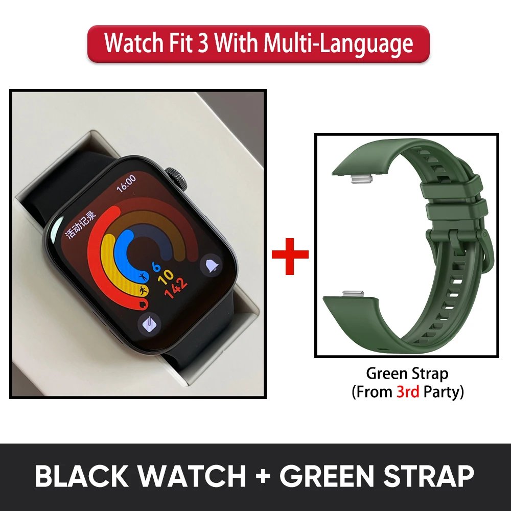 Black n Green Strap