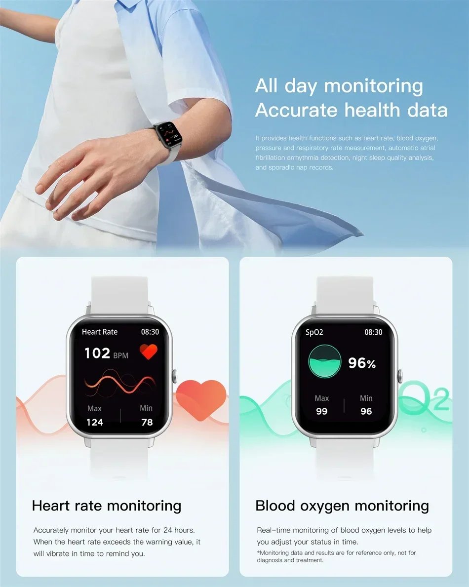 GTS 2 MINI Smart Watch Men Women Heart Rate Blood Pressure Fitness Tracker Bluetooth Call Smartwatch for Amazfit Xiaomi Huawei