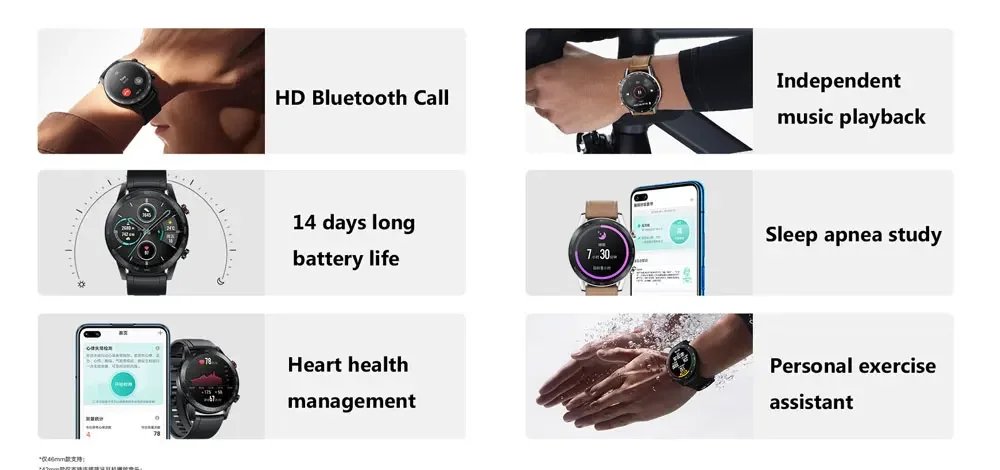 Huawei Honor Magic Watch 2 Bluetooth Call Long Range Heart Rate Sleep Blood Oxygen Detection Sports Waterproof Smart Watch