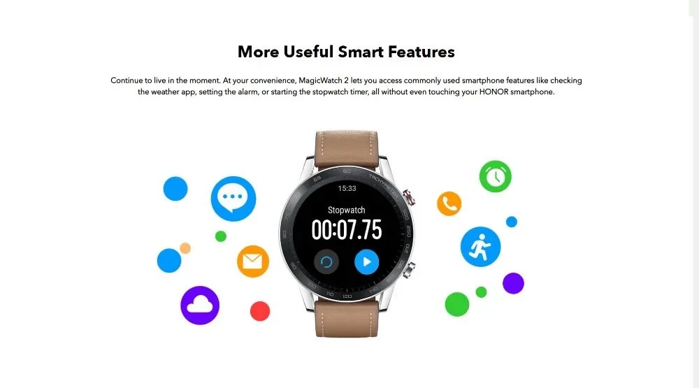 Huawei Honor Magic Watch 2 Bluetooth Call Long Range Heart Rate Sleep Blood Oxygen Detection Sports Waterproof Smart Watch