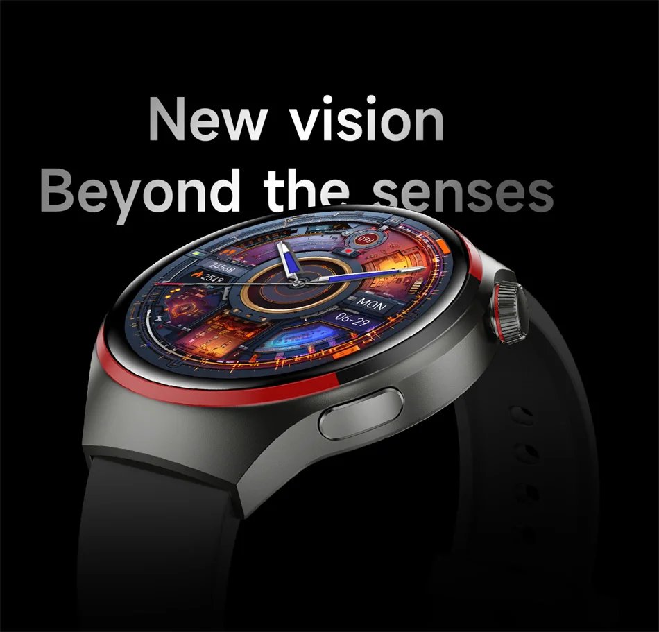 2024 New For HUAWEI Watch 4 PRO Smart Watch Men GT4Pro AMOLED HD Screen Bluetooth Call GPS NFC Heart rate Sport SmartwatchWomen