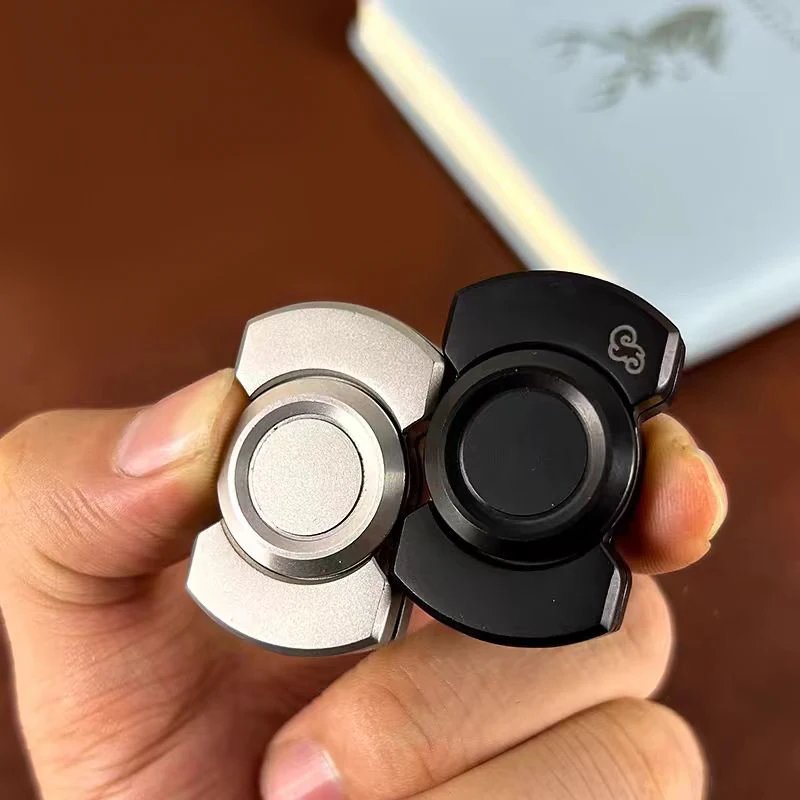 Stainless Steel Haptic Fidget Spinner Magnetic Slider EDC Anti Stress Anxiety And Decompression Toy Adults Kids Cool Gadgets