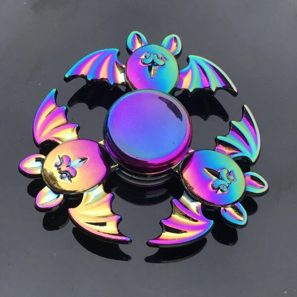 New Metal Rainbow Fidget Spinner Anti Stress Fidget Alloy Finger Gyro R188 Fingertip - Image 2