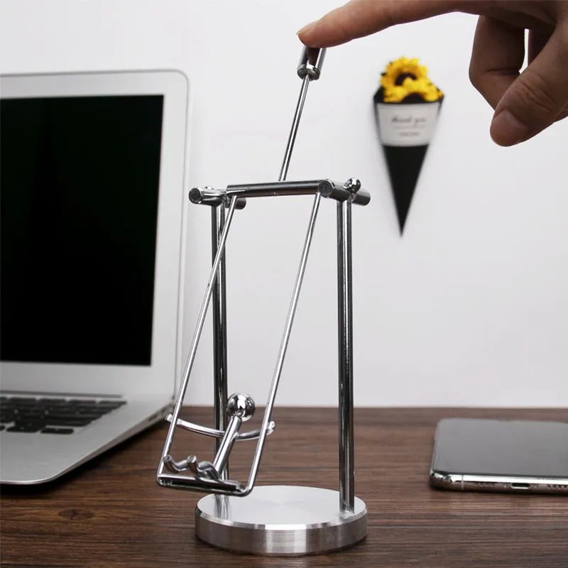 Perpetual Motion Desk Toy Swing Self Balancing Stress Relief For Anxiety For Office Gadgets Antiestres Ansiedad