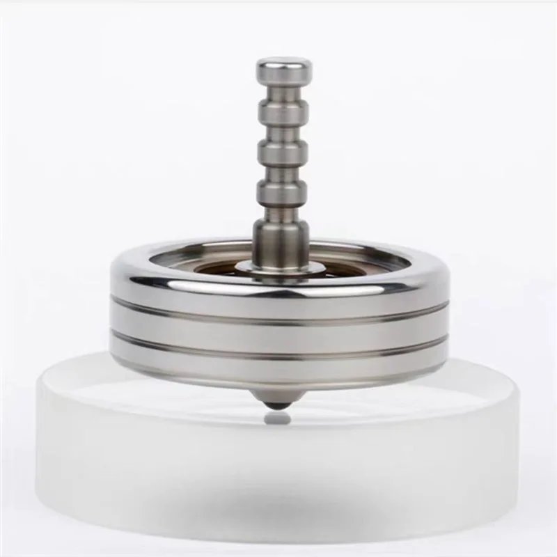 2 in 1 Metal Gyroscope Spinner Stainless Steel Spinning Top Fidget Toys Kids Adults Anti Stress Anxiety Gadgets антистрес