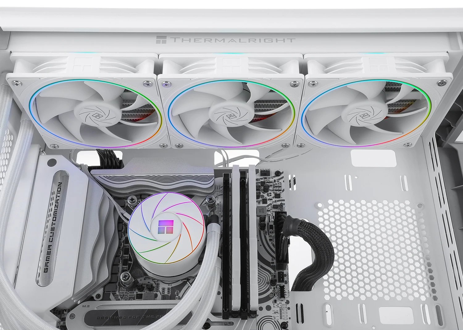 Thermalright AQUA ELITE 360 V2 White ARGB Liquid Cooler 5V 3PIN CPU Fan Integrated Water Cooling Radiator For LGA1700 115x AM5