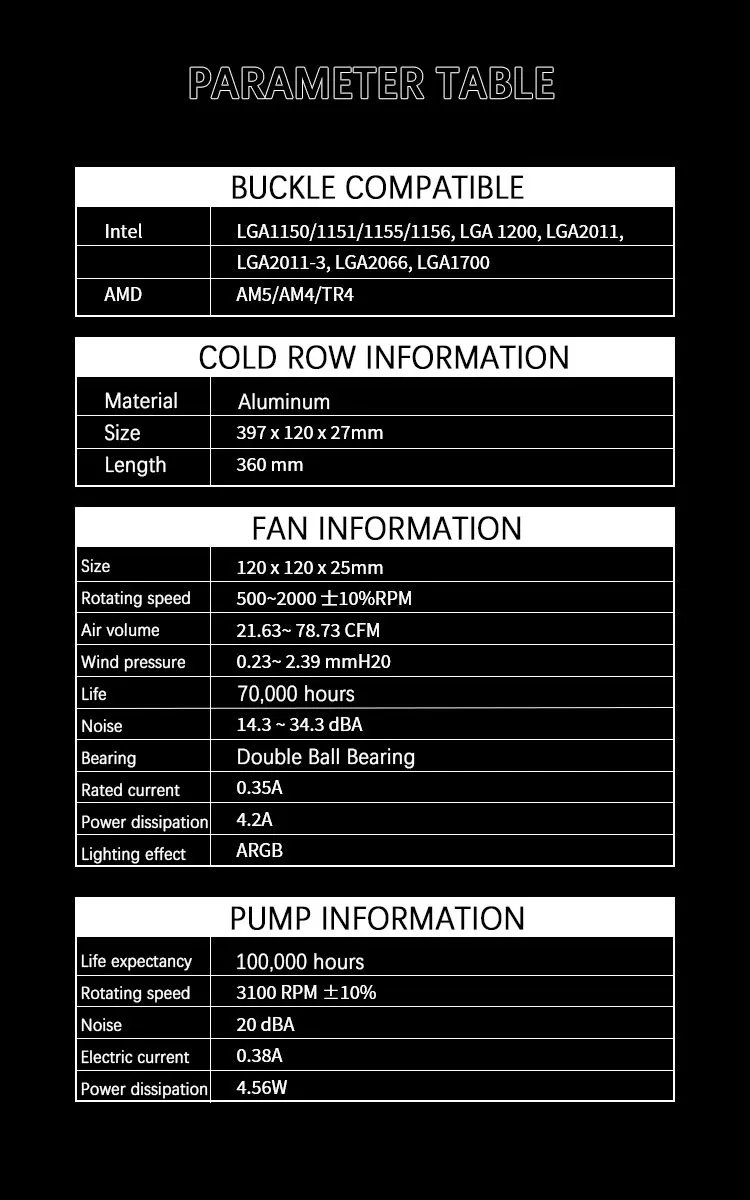 MSI MAG CORELIQUID M240 M360 CPU AIO Liquid Cooler High performance water pump ARGB water cooling pc gamer