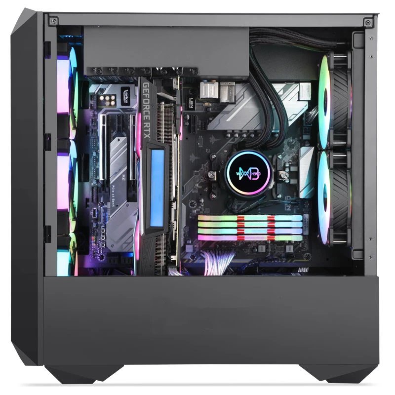 Wovibo PC CPU Water Cooling Computer Cooler AIO RGB ARGB Liquid Fan Ventilador Radiator For LGA 1150 1151 1200 1700 2011 AM4 AM5