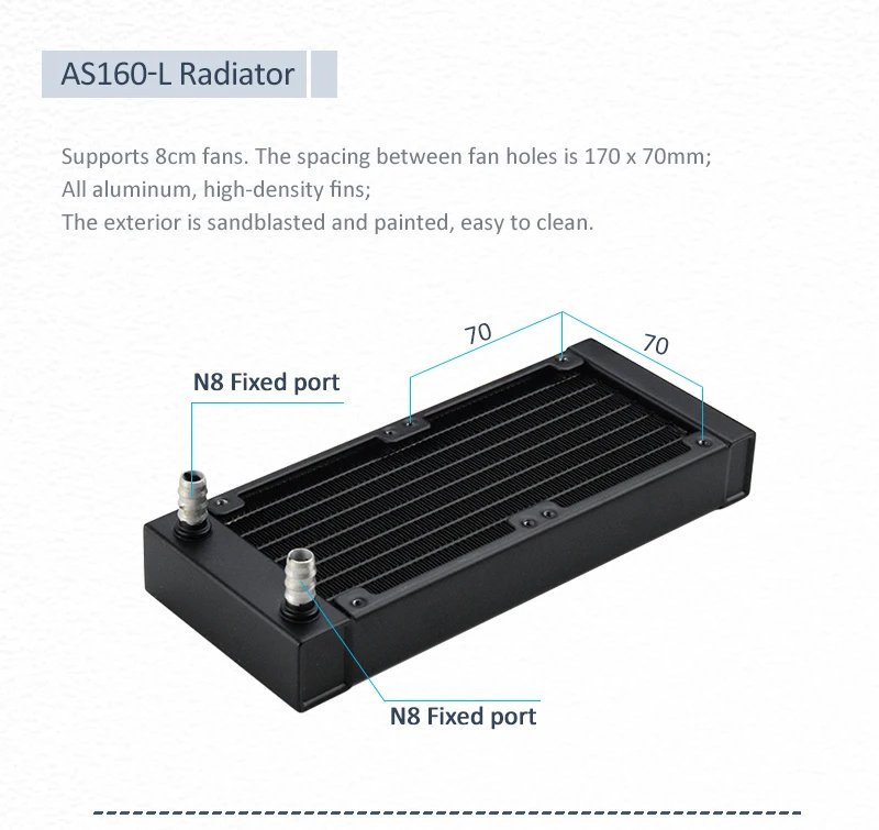 Syscooling PC Cooler System Water Cooling Radiator Pump Kit Medical and industrial equipment cooling