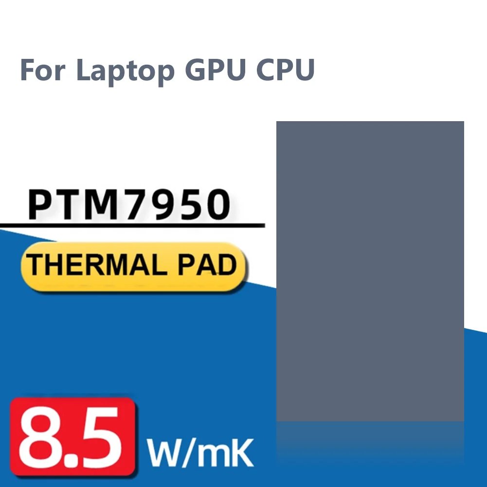 Honeywell- PTM7950 Thermal Pad 8.5 W/mk Phase Change Silicone Pad Laptop CPU GPU Thermal Conductive Paste Cooling Grease Pads