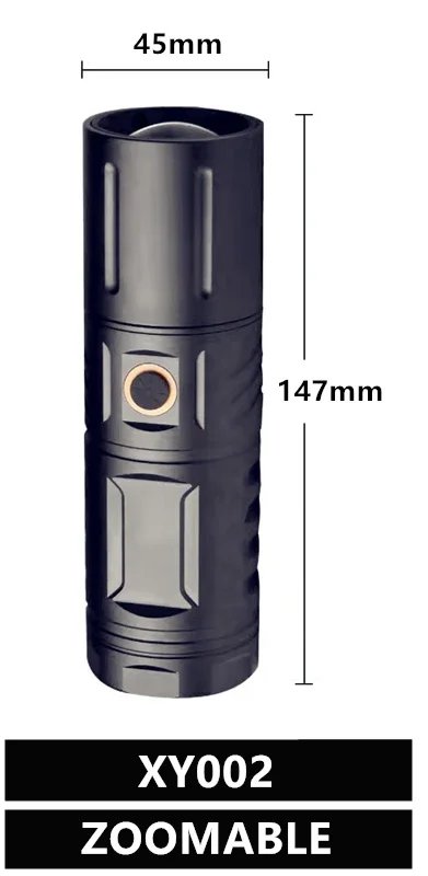 Built-in 3*18650 battery 5000 mAh Led zoom Flashlight SST40 High Power Flash Light Torch 4800lm Camping Tactical Work Lamp