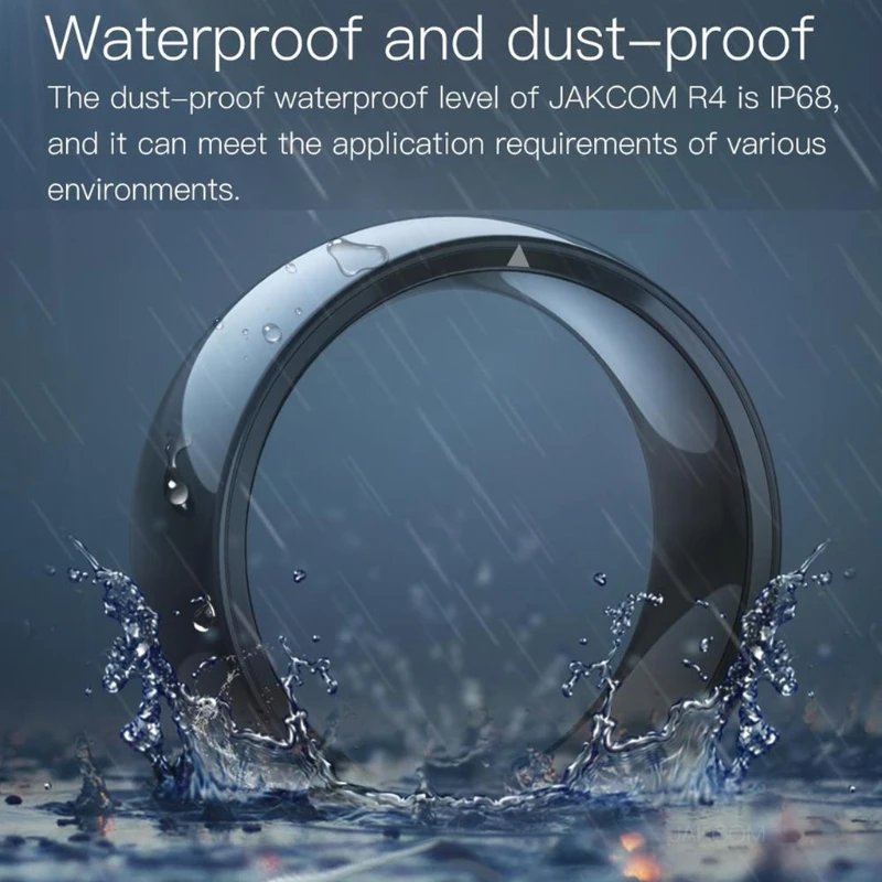 R4 Smart Ring Waterproof Dustproof Fallproof Smart Ring for Windows NFC Mobile Phone Multifunction Magic Finger Ring