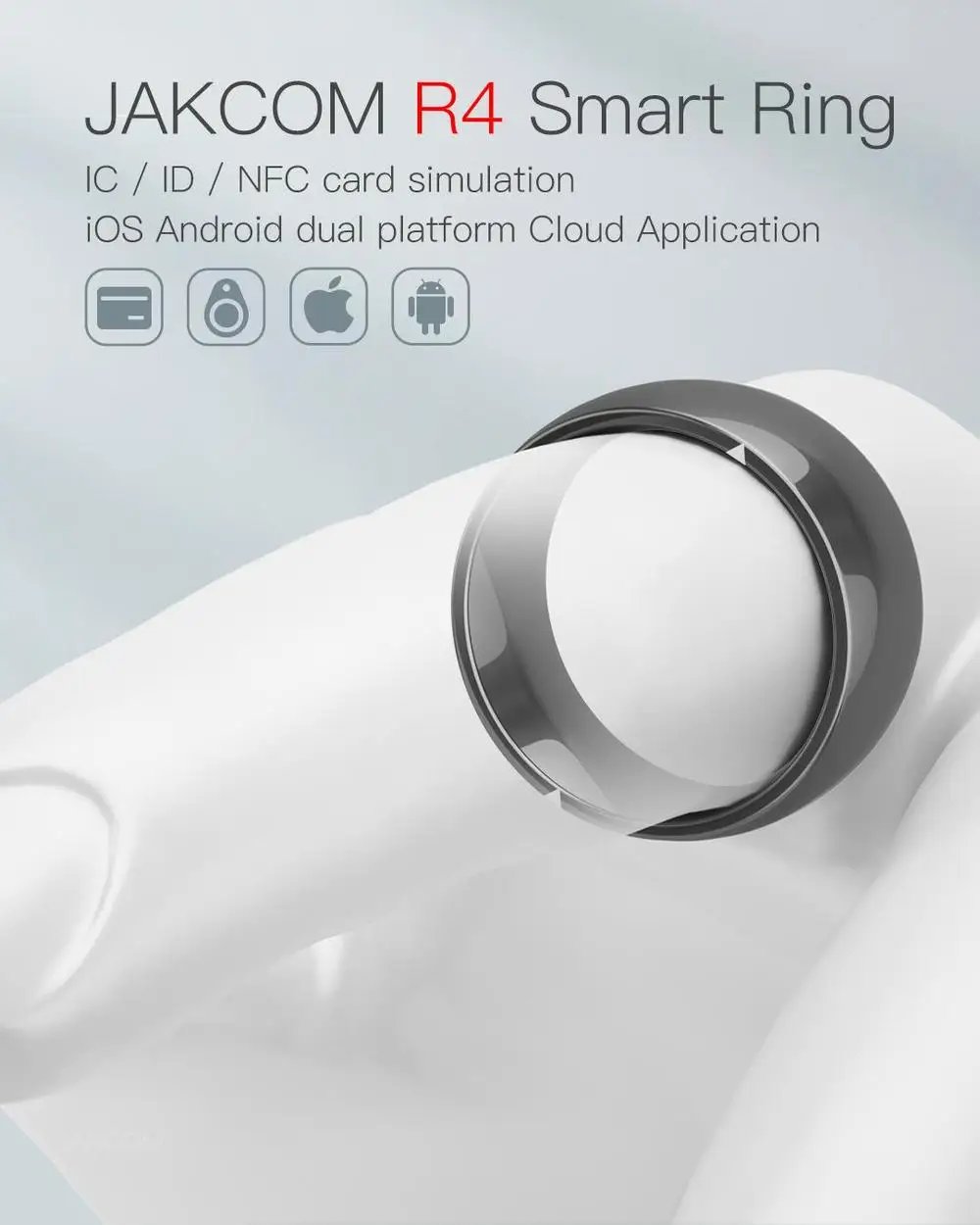 New Technology Magic Finger Flagship NFC RFID Jakcom R3 R4 Smart Ring Wear For IOS Android Windows NFC Mobile Phone