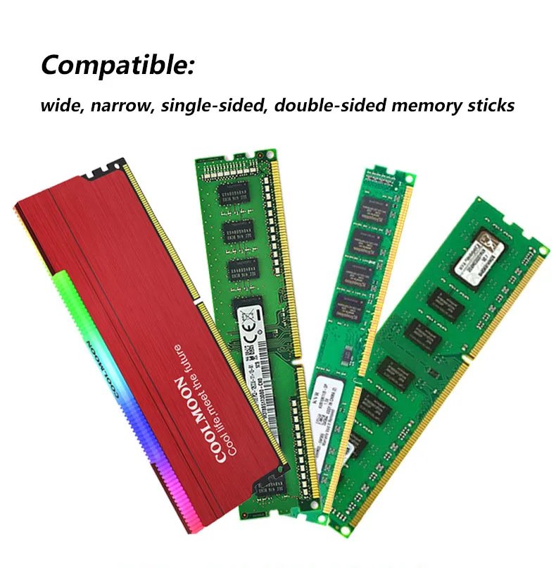 CR-D134S ARGB RAM Heatsink Heat Spreader Cooler Memory Cooling Vest for Desktop Computer PC Memory