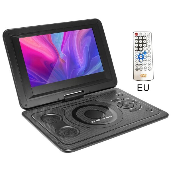 13.9 Inches Portable DVD Player Region-free EVD Player USB Port 270 Degree Rotation Swivel Screen EVD Player Lecteur DVD New - Image 6