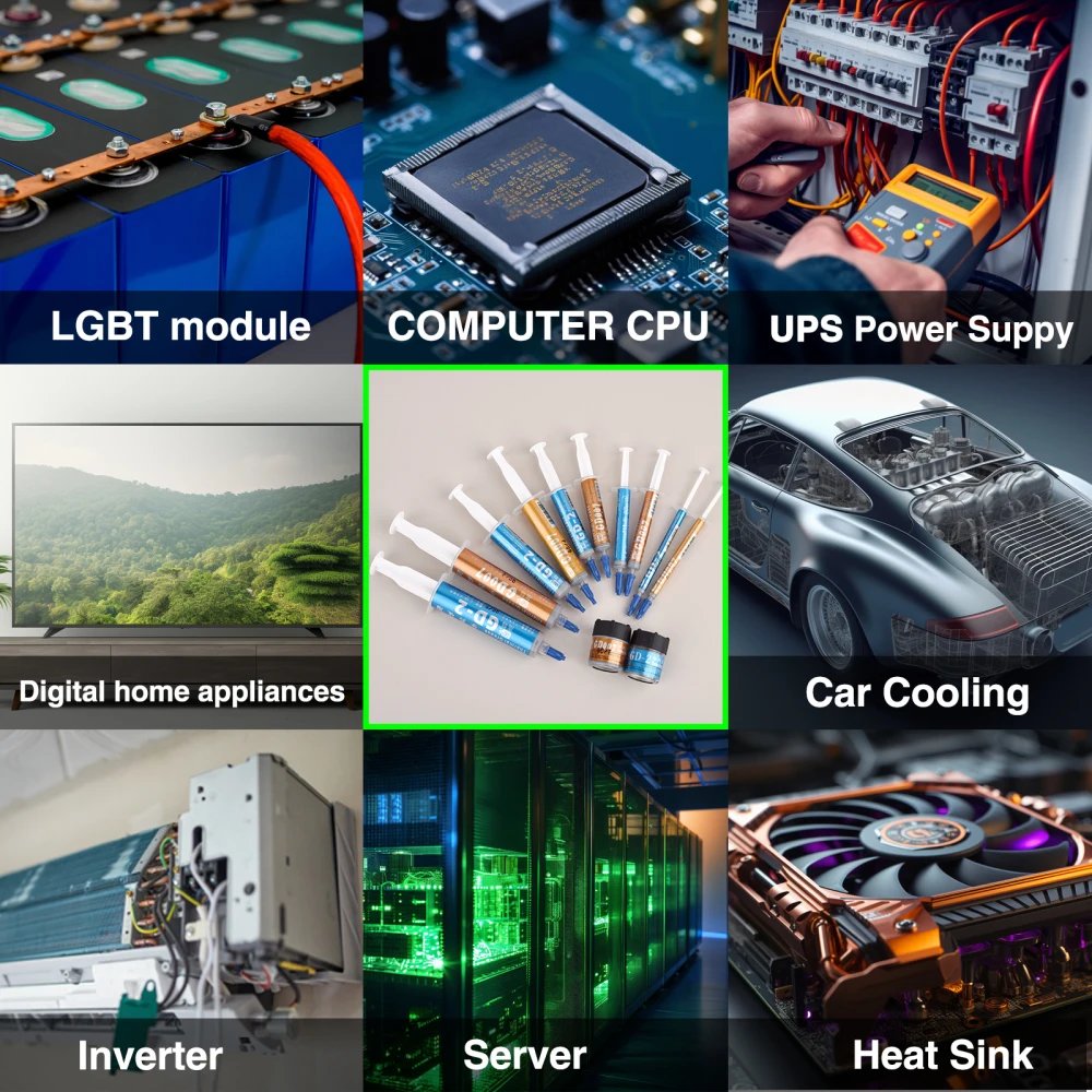 GD900 GD-2 Thermal Conductive Grease Paste For Computer Heatsink CPU GPU Processors Coolers Plaster Water Cooling 1/3/5/7/15/30g