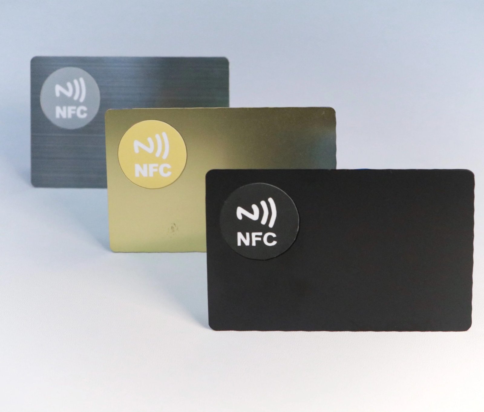 NFC Metal Cards Ntag215/216, Contact SLE4442 Chip,Smart Business Social Digital Card,13.56MHZ,10pcs With Gift Box