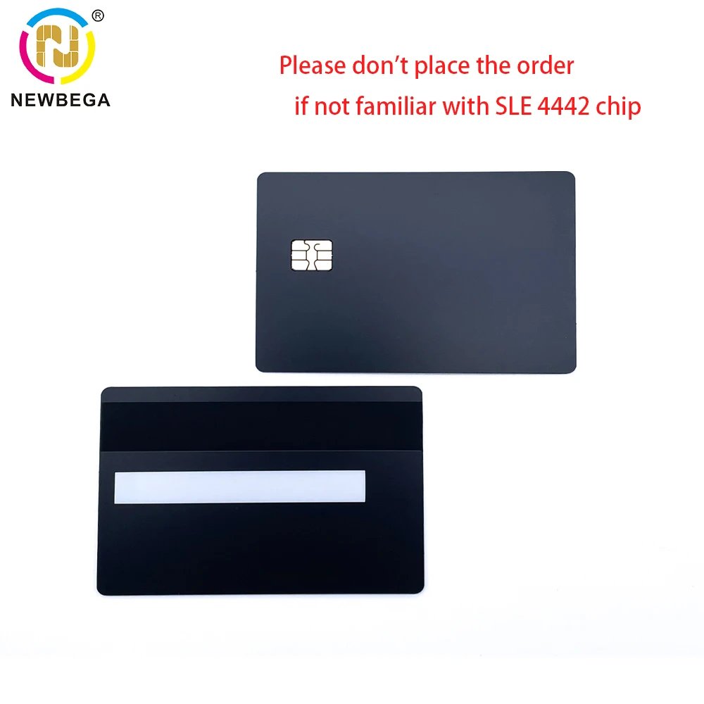 NFC Metal Cards Ntag215/216, Contact SLE4442 Chip,Smart Business Social Digital Card,13.56MHZ,10pcs With Gift Box