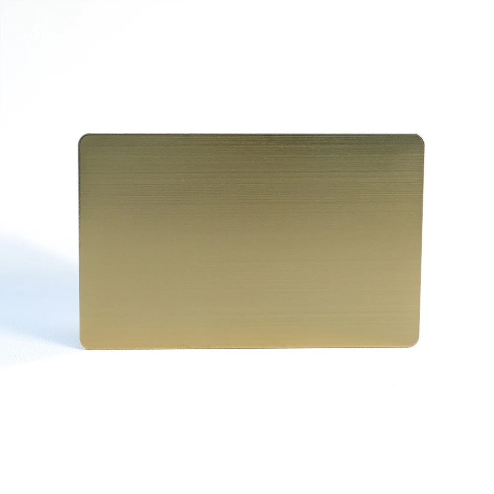 5PCS Metal NFC Card Ntag215/216 Chip,Contact SLE4442 chip,Smart Business Social Digital Card,13.56MHZ