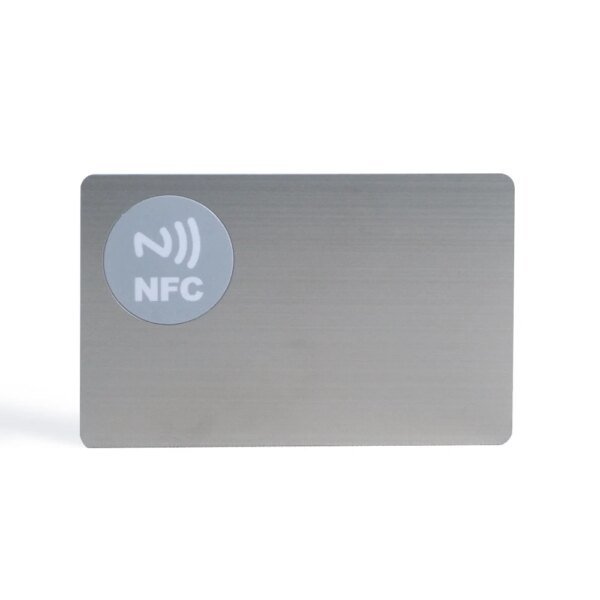 5PCS Metal NFC Card Ntag215/216 Chip,Contact SLE4442 chip,Smart Business Social Digital Card,13.56MHZ - Image 3